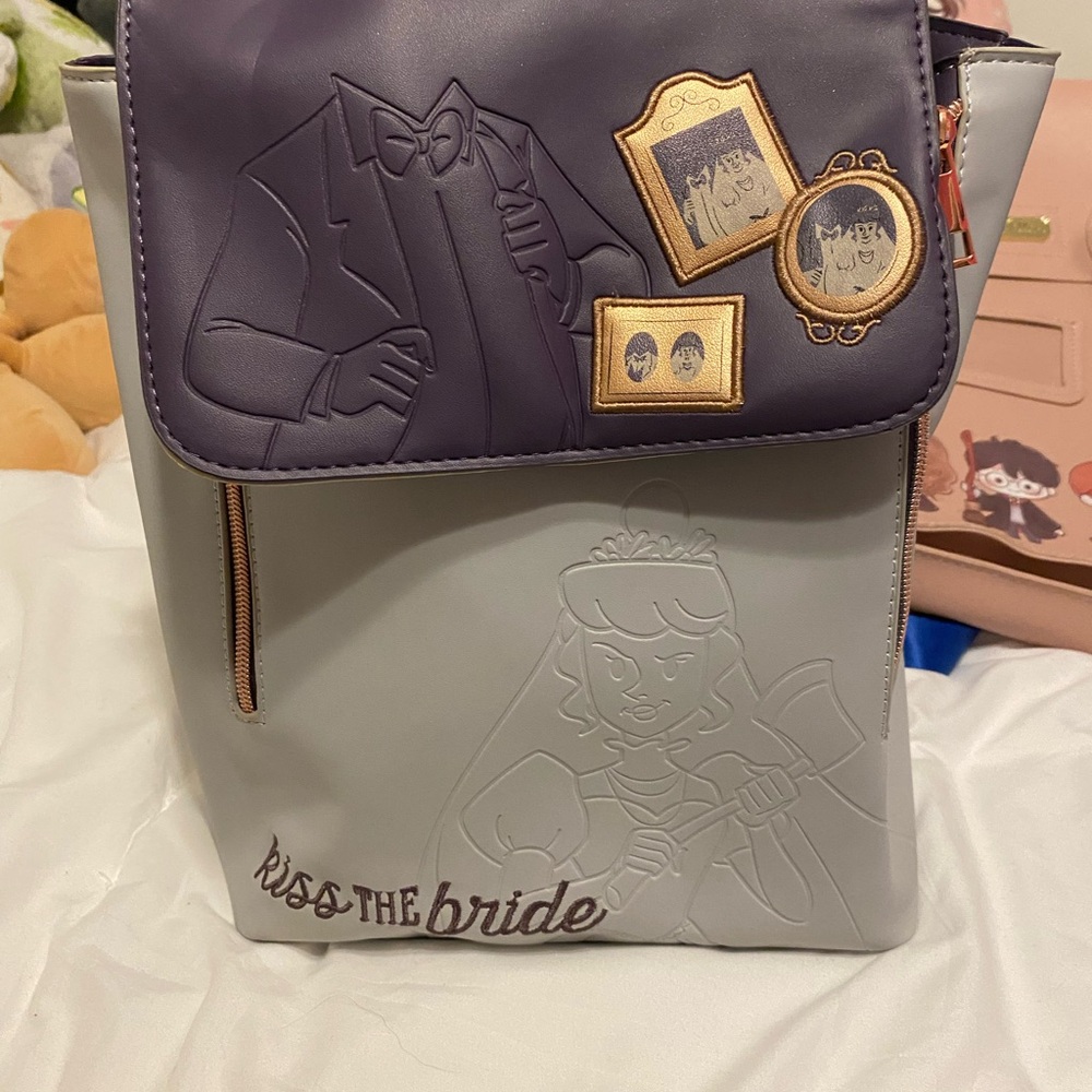 Disney Purple and Gray Backpack